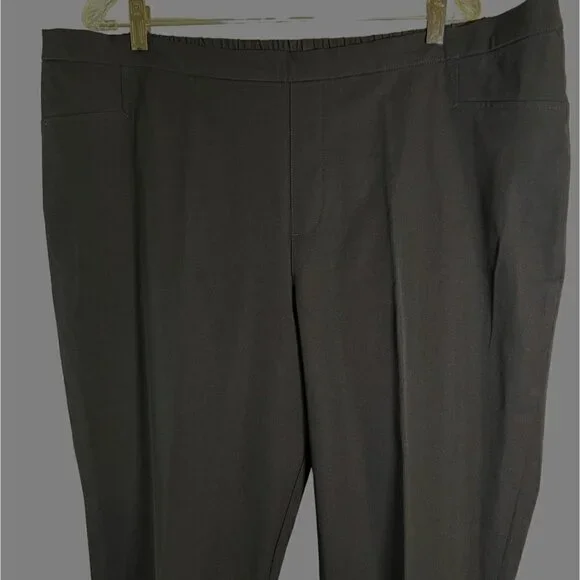 ISAAC Mizrahi Women's Black Pants Size 24W Tall - Picture 3 of 9